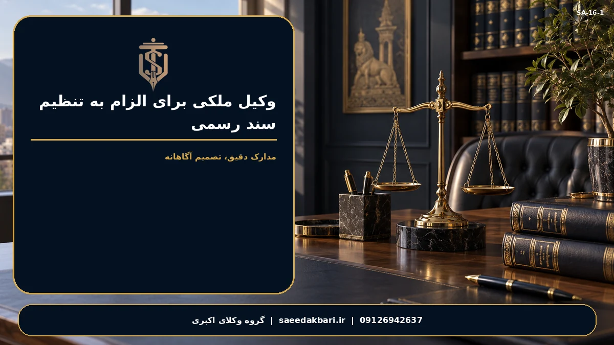 بررسی تخصصی سند رسمی در کرج